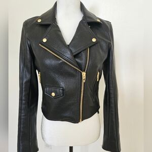 Faux Leather Jacket